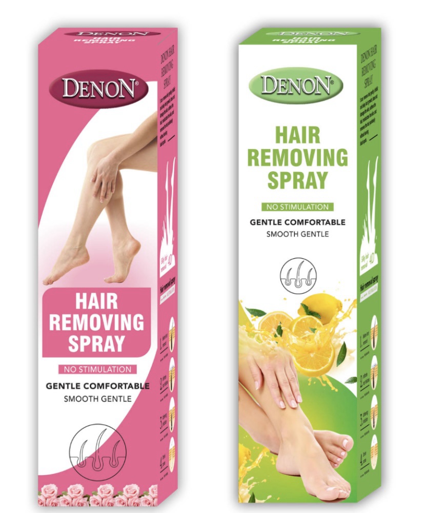 DENON Hair Removal Spray – Dermatologist Tested Smooth Care