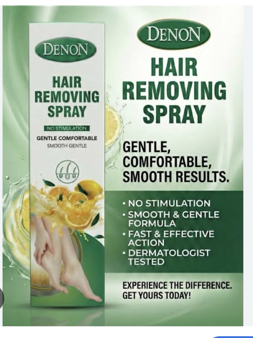 DENON Hair Removal Spray – Dermatologist Tested Smooth Care - Image 2